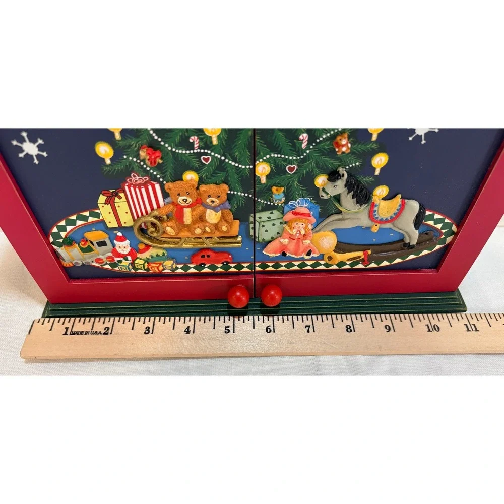 2003 Christmas Wooden Box Advent Calendar
